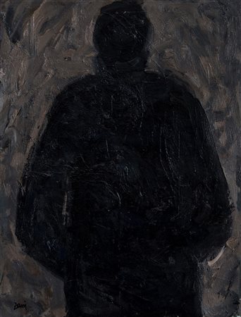 CORRADO ZANI (1952) Senza Titolo Olio su tela Cm 80x60 Firma al fronte...