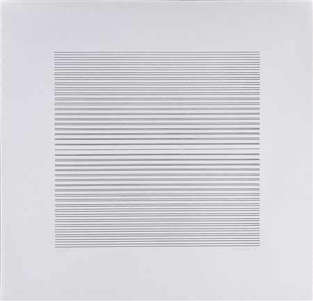 FRAN&Ccedil;OIS MORELLET (1926-2016) Senza Titolo Serigrafia Cm 70x70 Firma e...