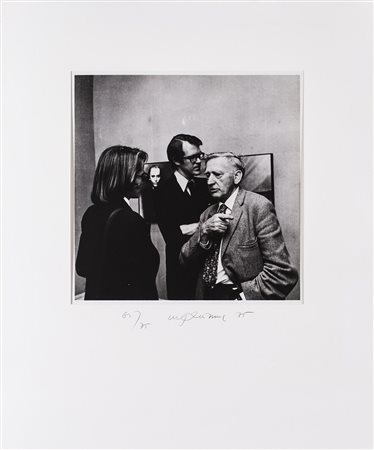 URS LUTHI Un'isola nell'aria, 1975 Fotografia applicata su cartoncino...