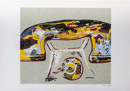 GIORGIO CHIESI (1941) Senza Titolo Litografia Cm 50x70 Firma e numerazione...