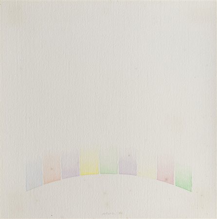 GOTTARDO ORTELLI (1938-2003) Senza Titolo, 1987 Acquerello su cartoncino Cm...