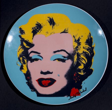 D'APR&Egrave;S ANDY WARHOL (1928-1987) Marilyn, 2012 Piatto in porcellana...