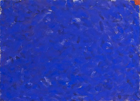 GIUSEPPE MARANIELLO (1945) Arancio e Blu, 1980 Tecnica mista su tela Cm...