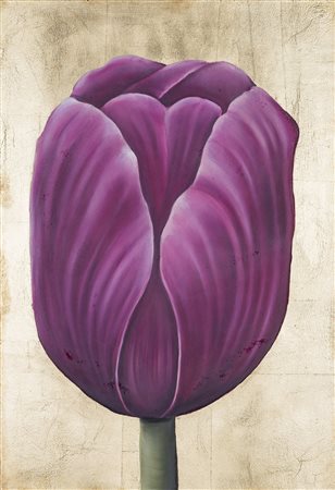 GUGLIELMO ASCHIERI (1955) Senza Titolo Tecnica mista e foglia oro su carta...