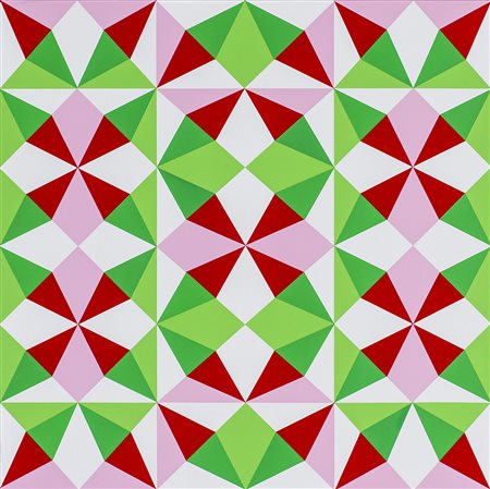 MASSIMO SALVADORI (1960) 69G3G, 2016 Acrilici su tela Cm 30x30 Firma, titolo...