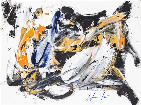 SILVIO FORMICHETTI (1969) Senza Titolo Olio su tela Cm 31X41 Firma al fronte...