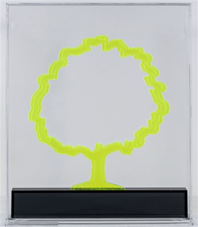 GINO MAROTTA (1935-2012) Albero, 2010 Scultura in plexiglass Cm 33x29x4 Firma...