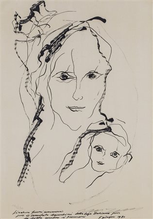 ERNESTO TRECCANI (1920-2009) Senza Titolo, 1980 Litografia Cm 34x24 Firma e...