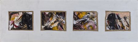 GIULIO SANTABARBARA Serie di conseguenze- N.16 Tecnica mista e collage su...