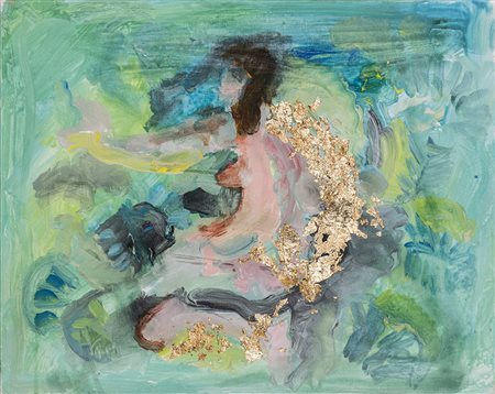 PIETRO CERATO Senza Titolo, 2007 Tecnica mista e applicazioni di foglia d'oro...