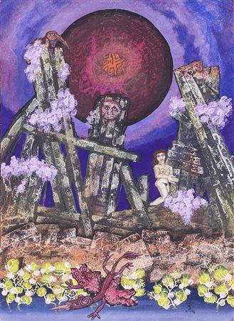 ROBERT ZEPPEL-SPERL (1944-2005) Senza Titolo 1679, 1977/1978 Tecnica mista su...